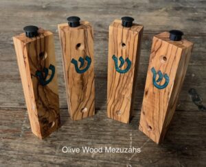 Olive Wood Mezuzah