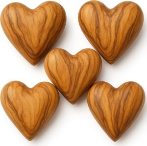 Olive Wood Heart